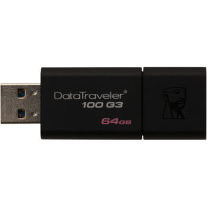 DT100G3/64GB-2P (2-pack) - Kingston DataTraveler 100 G3 64GB USB Flash Drive