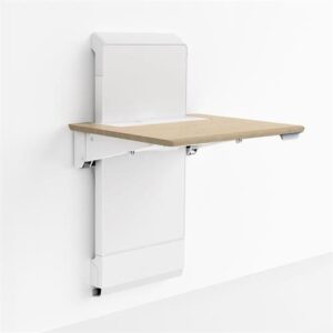 Ergotron - 24-802-S893 WorkFit Elevate with Power Access (Mendota maple) Sit-Stand Wall Desk