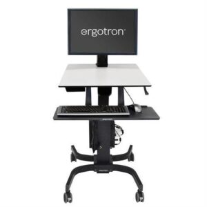 Ergotron - 24-216-085 WorkFit-C, Single HD Sit-Stand Workstation