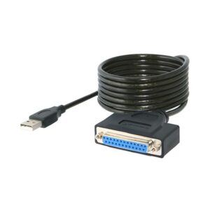 HP - 844226-001 - 6ft USB to DB25 Parallel Printer Cable