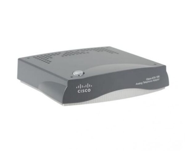 Cisco - ATA186-I1 ATA186-I1 VoIP Gateway 2 x 1 x 10Base-T LAN (Refurbished)