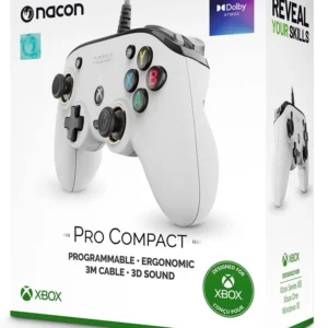 Nacon Pro Compact Official Controller - White (Xbox Series X / Xbox One / PC)