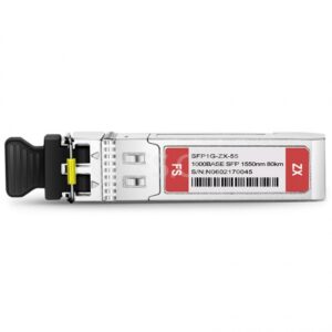 Allied Telesis AT-SPLX80 Compatible 1000BASE-ZX SFP 1550nm 80km DOM Transceiver Module