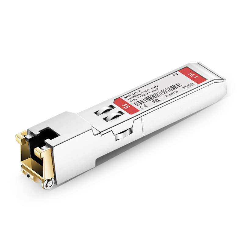 F5 Networks F5-UPG-SFPC-R Compatible 1000BASE-T SFP Copper RJ-45 100m Transceiver Module