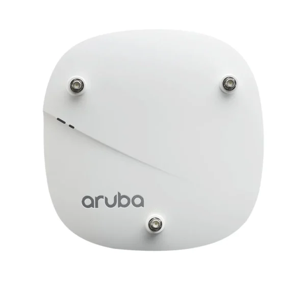 HPE JX935AR Aruba 300 Series AP-304 IEEE 802.11ac 2.4/5GHz Dual-Band 300Mbit/s 1-Port 1GBase-T Ceiling-Mountable 3-External Antennas Wireless Access Point