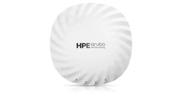 HPE AP-535-US Aruba 530 Series AP-535 IEEE 802.11ax 5GHz 2.97Gbit/s 2-Ports PoE 5GBase-T 4 x Integrated Omni-Directional Antennas Wireless Access Point