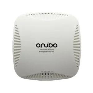 HP JW210-61001 Aruba Instant 200 Series IAP-205 IEEE 802.11n/ac 5GHz 867Mbit/s 1 x Port 10/100/1000Base-T 2 x External Dual-Band Antennas Wireless Access Point
