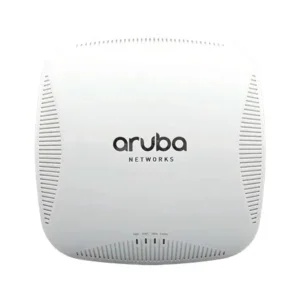 HP JW227AR Aruba Instant 210 Series IAP-215 IEEE 802.11n/ac 5GHz 1300Mbit/s 1 x Port PoE 1000Base-T 3 x Integrated Omni-Directional downtilt Antennas Wireless Access Point