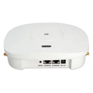 HPE JG655A 425 IEEE 802.11n Dual-Band 5GHz 300Mbit/s 1 x Port PoE 4 x Internal + 4 x External Antennas Wireless Access Point