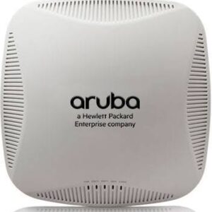 HPE JW172A Aruba 220 Series AP-224 IEEE 802.11ac 2.4/5GHz Dual-Band 300Mbit/s 2-Ports PoE+ 1GBase-T Wall-mountable 3-External Antennas Wireless Access Point