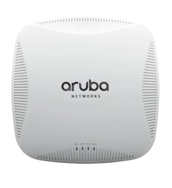HP JW227-61001 Aruba Instant 210 Series IAP-215 IEEE 802.11n/ac 5GHz 1300Mbit/s 1 x Port PoE 1000Base-T 3 x Integrated Omni-Directional downtilt Antennas Wireless Access Point