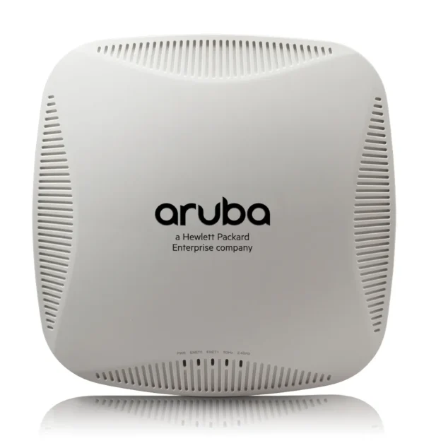 HP JW240A Aruba Instant 220 Series IAP-225 IEEE 802.11n/ac 5GHz 1300Mbit/s 2 x Ports PoE+ 10/100/1000Base-T 6 x Integrated Omni-Directional Antennas Wireless Access Point