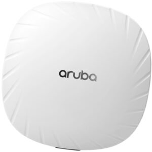 HPE Q9H73-61001 Aruba 510 Series AP-515 IEEE 802.11ax 5GHz 4.8Gbit/s 1-Port PoE+ 2.5GBase-T +1-Port GE 4 x Integrated Dual-Band Antennas Wireless Access Point