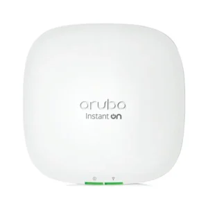 HPE R4W02A Aruba Instant ON AP22 IEEE 802.11ax Dual-Band 5GHz 1.7Gbit/s 1 x Port PoE 1000Base-T Internal Antennas Wireless Access Point
