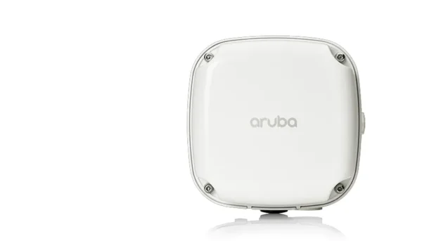 HPE R4W62A Aruba 560 Series AP-565 IEEE 802.11ax 2.4/5GHz 1.73Gbit/s 1-Port PoE+ 1GBase-T Pole-Mountable Internal Antennas Wireless Access Point