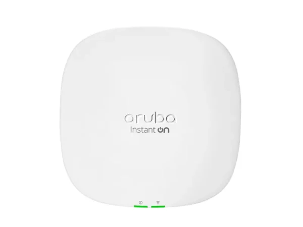 HPE R9B28A Aruba Instant ON Series AP25 IEEE 802.11ax 2.4/5GHz 5.30Gbit/s 2-Ports PoE+ 2.5GBase-T Internal Antennas Wireless Access Point