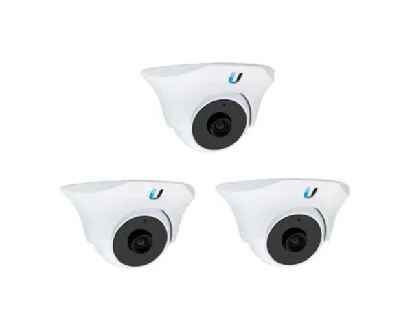 Ubiquiti UVC-Dome-3 UniFi 720p Indoor Dome Video Camera with IR LEDs (3-Pack)