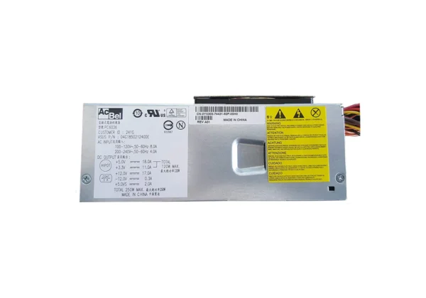 Dell YX303 250-Watts 200-240V AC 4A 50-60Hz 24-Pin ATX Power Supply For Inspiron OptiPlex