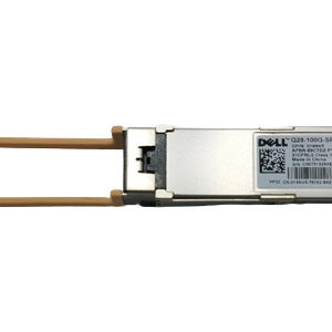 Dell 407-BBWQ 100Gb/s 100GBase-SR4 Multi-Mode Fibre 850nm 100km MPO/MTP QSFP28 Transceiver Module