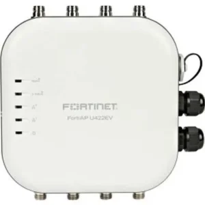 Fortinet FortiAP FAP-U422EV Dual-Band 802.11 a/b/g/n/ac Wave 2 5GHz 3.4 Gbps 2 x RJ-45 Ports 1000Base-T Wall mount 8 x External Antennas Outdoor Wireless Unified Access Point