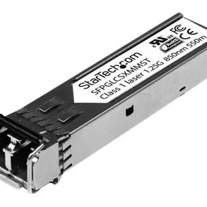 Startech GLCSXMM10PST 1.25Gb/s 1000Base-SX Multi-Mode Fibre 850nm 550m Duplex LC Connector SFP Transceiver Module (10-pack)