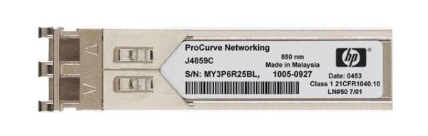 HPE J4859-69301 ProCurve X121 1Gb/s 1000Base-LX Single-Mode Fiber 1310nm 10km Duplex LC Connector SFP Transceiver Module
