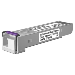 HPE J9142B#ABA ProCurve X122 1Gb/s 1000Base-BX-D Single-Mode Fibre 1490nmTx/1310nmRx 10km LC Connector SFP (mini-GBIC) Transceiver Module