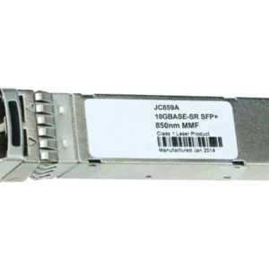 HP JC859AR S136 10Gb/s 10GBase-SR Multi-Mode Fibre 850nm 300m LC Connector SFP+ Transceiver Module