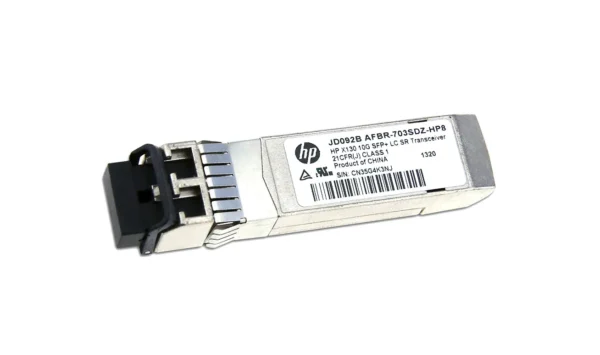 HP JD092-61001 X130 10Gb/s 10GBase-SR Multi-Mode Fibre 850nm 300m LC Connector SFP+ Transceiver Module