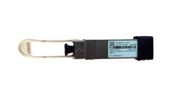 HP JL309AR Aruba 100Gb/s 100GBase-SR4 Multi-Mode Fibre 100m MPO Connector QSFP28 Transceiver Module