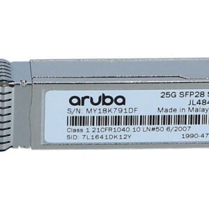 HPE JL484A 25Gb/s 25GBase-SR Multi-Mode Fibre 850nm 100m LC Connector SFP28 Transceiver Module