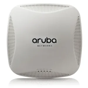 HPE JW173-61001 Aruba 220 Series AP-224 IEEE 802.11ac 2.4/5GHz Dual-Band 300Mbit/s 2-Ports PoE+ 1GBase-T Wall-mountable 3-External Antennas Wireless Access Point
