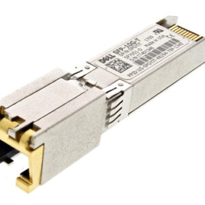 Dell KJ4F8 10Gb/s 10GBase-T Copper-Mode 30m RJ-45 Connector SFP+ Transceiver Module