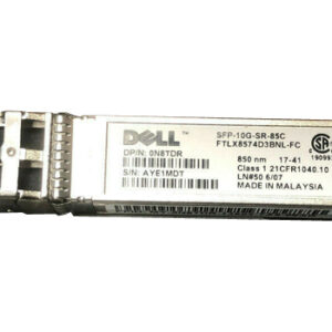 Dell N8TDR 10Gb/s 10GBase-SR Multi-Mode Fibre 850nm 300m SFP+ Transceiver Module