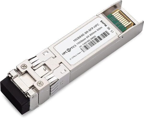 HPE QK726A B-Series 10Gb/s 10GBase-SR Multi-Mode Fibre 850nm 300m LC Connector SFP+ Transceiver Module