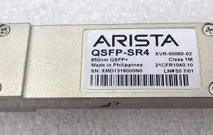 Arista QSFP-SR4 40Gb/s 40GBase-SR4 Multi-Mode Fibre 850nm 100m MTP/MPO Connector QSFP+ Transceiver Module