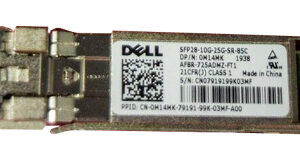Dell SFP28-10G-25G-85C 25Gb/s 25GBase-SR Multi-Mode Fibre 850nm Duplex LC Connector SFP28 Transceiver Module