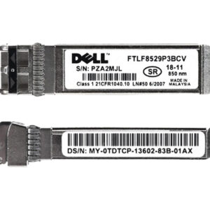 Dell TDTCP 16Gb/s 16GBase-SW Multi-mode Fibre 850nm 100m Duplex LC Connector SFP+ Network Transceiver