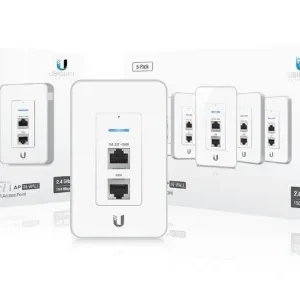 Ubiquiti UAP-IW UniFi IEEE 802.11ac Wave 2 5GHz 1.73Gbps 4 x RJ-45 Ports 10/100/1000Base-T Internal Antennas Wireless Access Point
