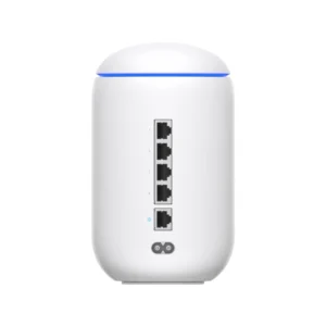 Ubiquiti UDM-US-RF UniFi Dual Band 802.11ac 2.4GHz 4-Ports 10/100/1000Base-T LAN RJ-45 + 1-Ports 10/100/1000Base-T WAN RJ-45 Gigabit Ethernet 4x4 Multi-User MIMO Technology Security Gateway Wireless Access Point