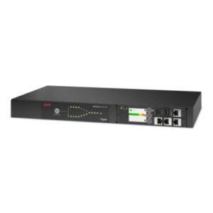APC by Schneider Electric Rack Automatic Transfer Switch 230 V, 16 A, 8×C13 + 1×C19 (Model AP4423)