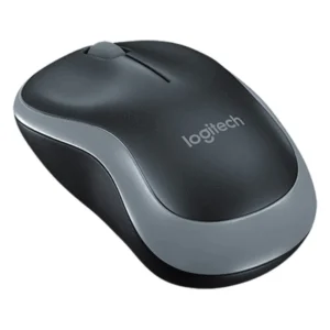 Logitech M185 Wireless Mouse, 2.4GHz with USB Mini Receiver, 12-Month Battery Life, 1000 DPI Optical Tracking, Ambidextrous, Compatible with PC, Mac, Laptop - Grey