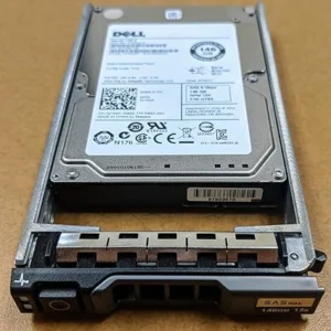 146GB 15K SAS 2.5 Dell R-Series Hard Drive X162K with Tray