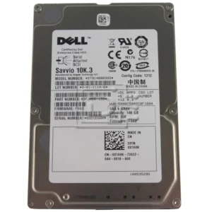 147GB 10K SAS 2.5 Dell Compatible Hard Drive 0X160K with Tray