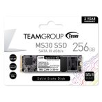Team MS30 (TM8PS7256G0C101) 256GB, M.2 Sata Interface, PCIe Gen3, Read 550MB/s, Write 470MB/s, 3 Year Warranty - Image 2