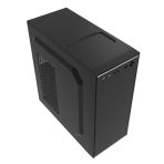 CiT Jet Stream Mid Tower 1 x USB 3.0 / 1 x USB 2.0 Black & Silver Case with 500W PSU - Image 3