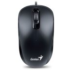 Genius DX-110 Wired USB Plug and Play Mouse, 1000 DPI Optical Tracking, 3 Button with Scroll Wheel, Ambidextrous Design with 1.5m Cable, Black - Image 4