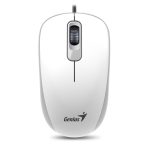 Genius DX-110 Wired USB Plug and Play Mouse, 1000 DPI Optical Tracking, 3 Button with Scroll Wheel, Ambidextrous Design with 1.5m Cable, White - Image 3