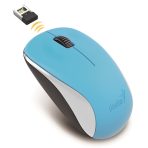 Genius NX-7000 Wireless Mouse, 2.4 GHz with USB Pico Receiver, Adjustable DPI levels up to 1200 DPI, 3 Button with Scroll Wheel, Ambidextrous Design, Blue - Image 2