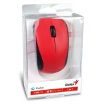Genius NX-7000 Wireless Mouse, 2.4 GHz with USB Pico Receiver, Adjustable DPI levels up to 1200 DPI, 3 Button with Scroll Wheel, Ambidextrous Design, Red - Image 6